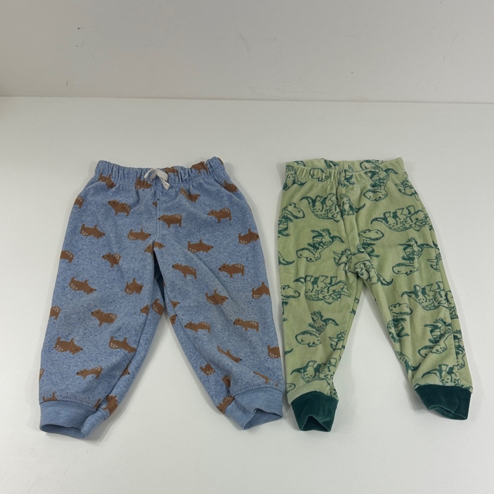 Baby boys 24 month PJ bottom set of 2 animals dinosaurs Carters kids sleepwear
